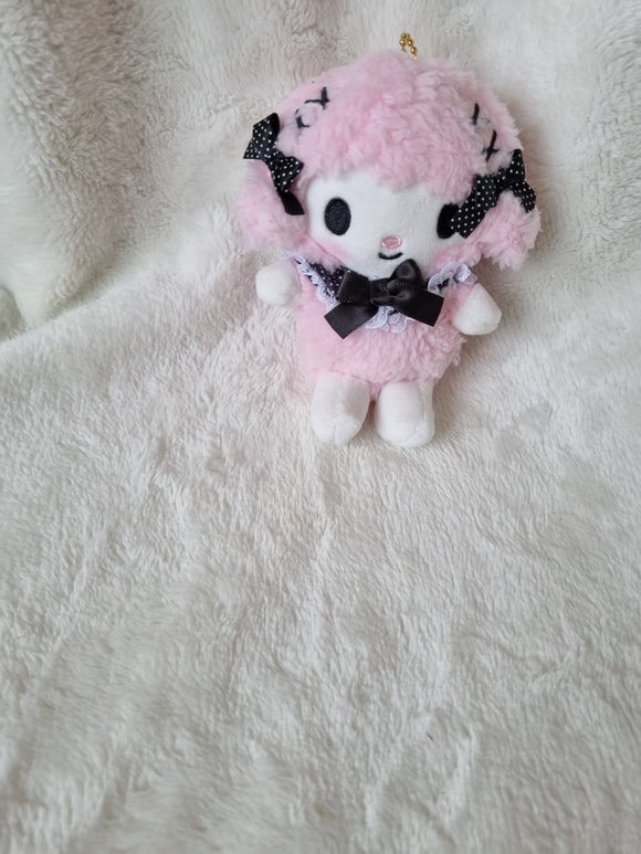 Sanrio My Sweet Piano, Girly Black Keychain Plush