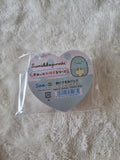 San-X Sumikko Gurashi, Sumikko I Love Series, Safety Pin Badge Tokage Plush, 6cm