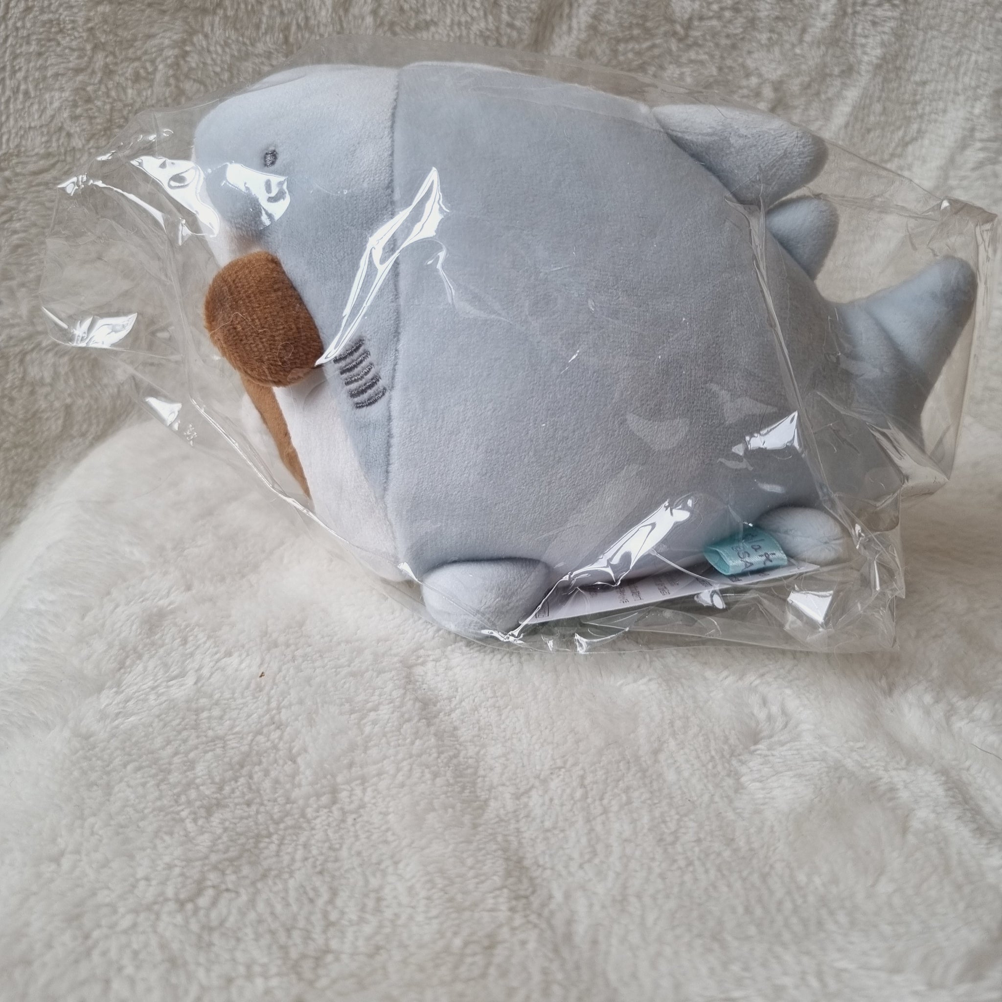 San X Rilakkuma Umirila Kibun Chairoikoguma shark Small Plush PlushiesGaloreUK