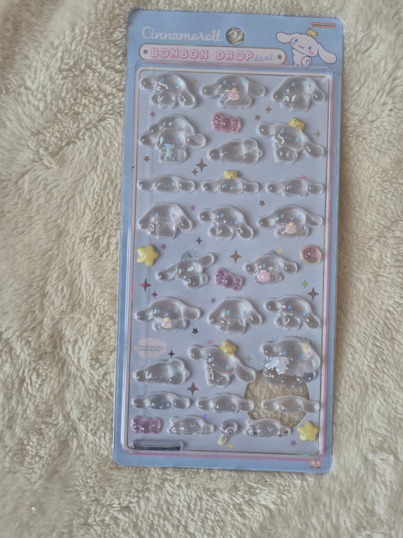 Sanrio, Cinnamoroll Bonbon Drop Stickers