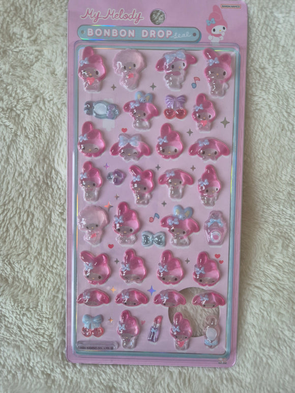 Sanrio, My Melody Bonbon Drop Stickers