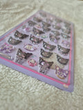 Sanrio, Kuromi Bonbon Drop Stickers