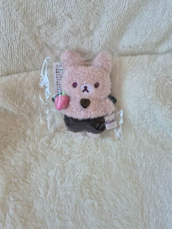 San-X Rilakkuma, Little Devil, Pink Bunny Keychain Plush