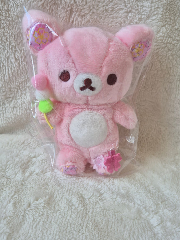San-X Rilakkuma, Sakura Atsumete, Rilakkuma Keychain Plush