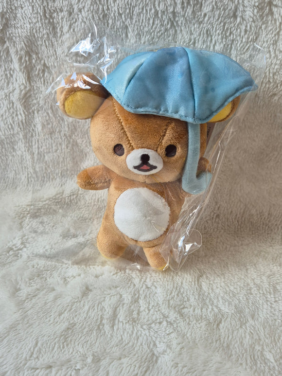 San-X Rilakkuma Rainy Days Rilakkuma Keychain Plush
