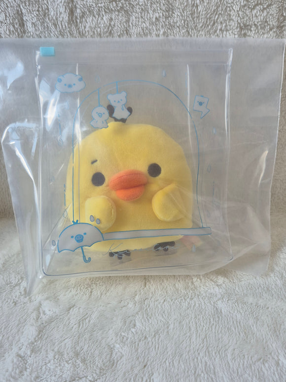 San-X Rilakkuma Rainy Days Kiiroitori Pouch Plush
